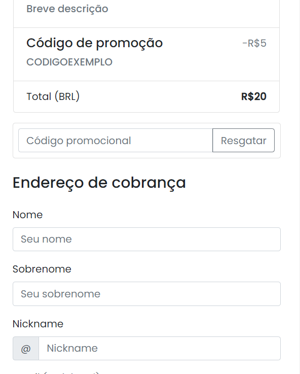 Foto do projeto de um Formulario feito com Bootstrap